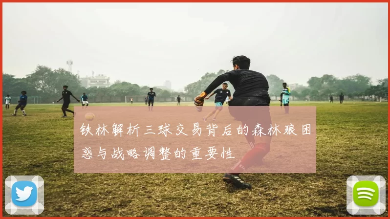 铁林解析三球交易背后的森林狼困惑与战略调整的重要性